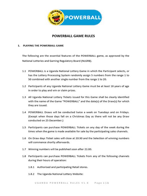 powerball payout rules|powerball lottery rules and regulations.
